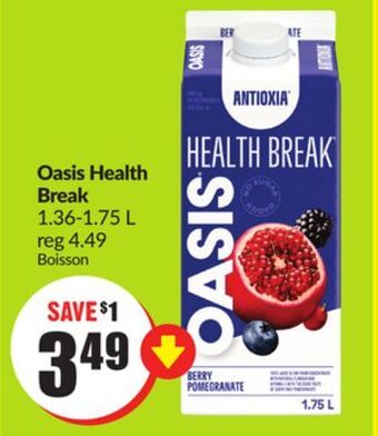 FreshCo Oasis health break 1.36-1.75 l offer