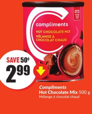 FreshCo Compliments hot chocolate mix 500 g offer