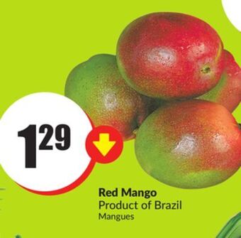 FreshCo Red mangoes product of brazil offer