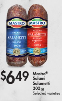 FreshCo Mastro salami salametti offer