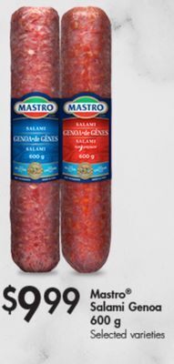 FreshCo Mastro salami genoa offer