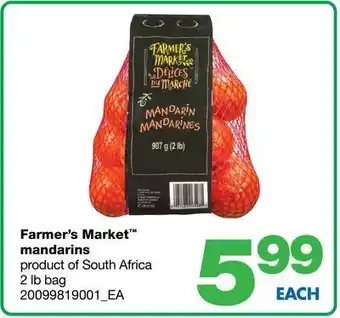 Wholesale Club Farmer's market™ mandarins, 2 lb bag offer