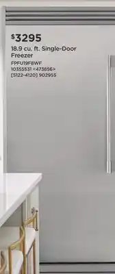 RONA Frigidaire 18.9 cu. ft. single-door freezer offer