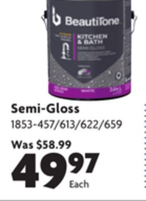 Home Hardware 100% acrylic kitchen & bath paint offer