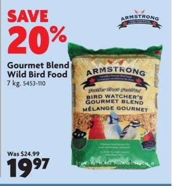 Home Hardware Gourmet blend wild bird food offer