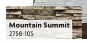 Home Hardware Faux stone wall panels mountain summit offer