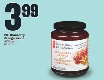 Valu-mart Pc cranberry orange sauce, 400 ml offer