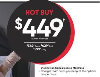 Sleep Country Distinction series denise mattress offer