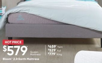 Sleep Country Bloom 2.0 earth mattress offer