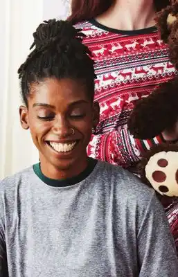 Walmart Adults' george holiday pyjama set offer