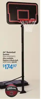 Walmart 44" basketball system offer