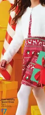 Walmart Kids' novelty skater dress offer