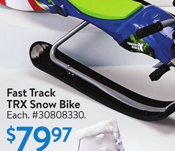 Walmart Fast track trx snow bike offer