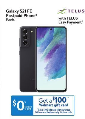Walmart Galaxy s21 fe postpaid phone‡ offer