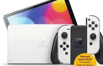 Walmart Nintendo switch (oled model) with neon blue/red or white joy-con offer