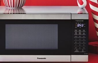 Walmart Panasonic 1.3-cu. ft. microwave offer
