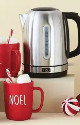 Walmart Tru 1.7 l stainless steel kettle offer