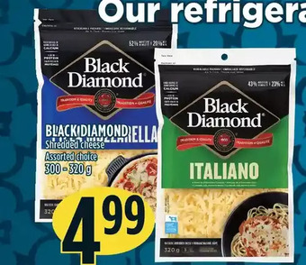 Marché Adonis Black diamond shredded cheese offer