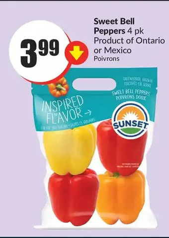 FreshCo Sweet bell peppers offer