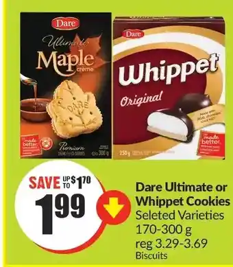 FreshCo Dare ultimate or whippet cookies offer
