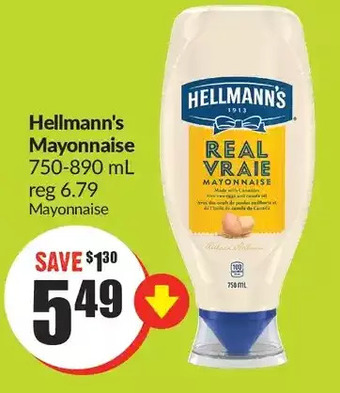 FreshCo Hellmann's mayonnaise offer