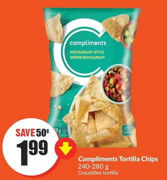 FreshCo Compliments tortilla chips offer
