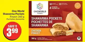 FreshCo One world shawarma pockets offer
