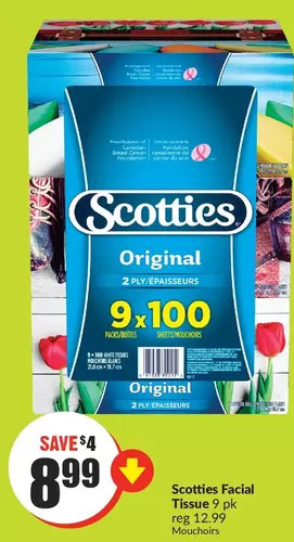 FreshCo Scotties facial tissue offer