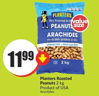 FreshCo Planters roasted peanuts offer