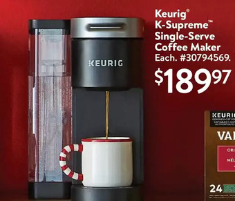 Walmart Keurig k-supreme single-serve coffee maker offer