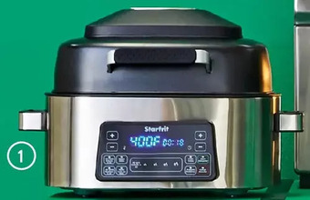Walmart Starfrit 7-in-1 indoor air fryer grill offer