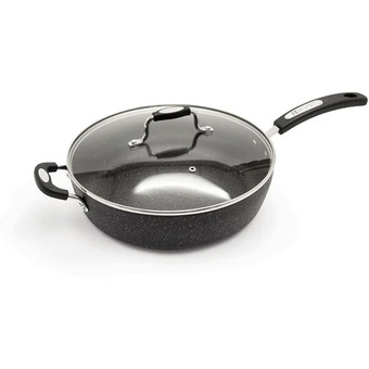 Walmart Starfrit the rock classic 30 cm deep fry pan with lid offer