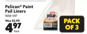 Home Hardware Pelican paint pail liners offer