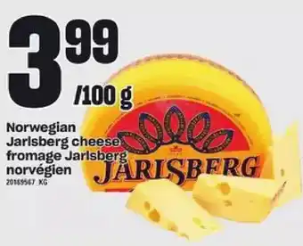 Independent Grocer Norwegian jarlsberg cheese norvegien offer