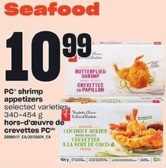 Independent Grocer Pc shrimp appetizers offer