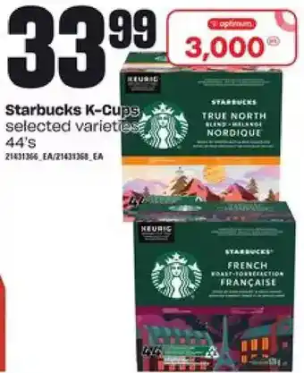 Independent Grocer Starbucks k-cups offer