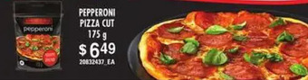 Independent Grocer Pepperoni pizza cut offer