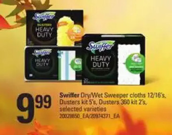 Independent Grocer Swiffer dry/wet sweeper cloths, dusters kit, dusters 360 kit offer