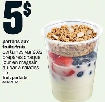 Provigo Fruit Parfaits offer