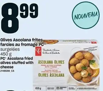 Provigo PC Ascolana Fried Olives Stuffed with Cheese 450 g offer