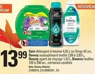 Provigo Gain, Downy, Bounce offer
