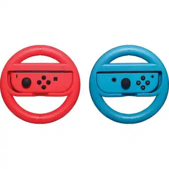 Best Buy Insignia nintendo switch steering wheel - 2 pack - blue/red - only at best buy offer