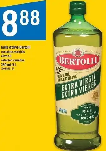 Maxi Bertolli Olive Oil 750 ml offer
