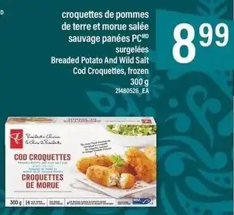 Maxi PC Breaded Potato and Wild Salt Cod Croquettes 300 g offer