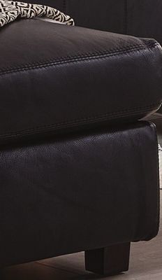 Leon's Icon leather ottoman - black offer