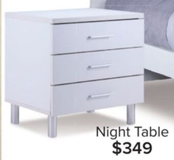 Leon's Bellmar night table - white offer