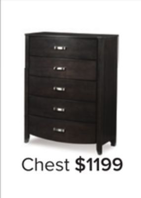 Leon's Cinema chest - charcoal offer