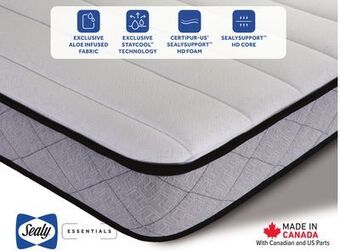 Leon's Sealy® essentials vision medium queen mattress offer