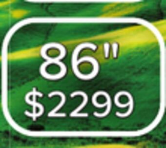 Leon's Lg 86" 4k qned 120hz smart tv with thinq ai® - 86qned80uqa offer