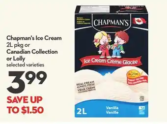 Longo's Chapman's ice cream offer